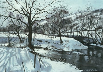 Winter River by John Cooke